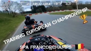 Training Spa francorchamps 🇧🇪 Formula Karting Benelux