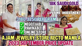 2023 PRICELIST NG GOLD SA C.M RECTO 'AJAM JEWELRY STORE| Trendy & Affordable 100% LEGIT *MUST WATCH*