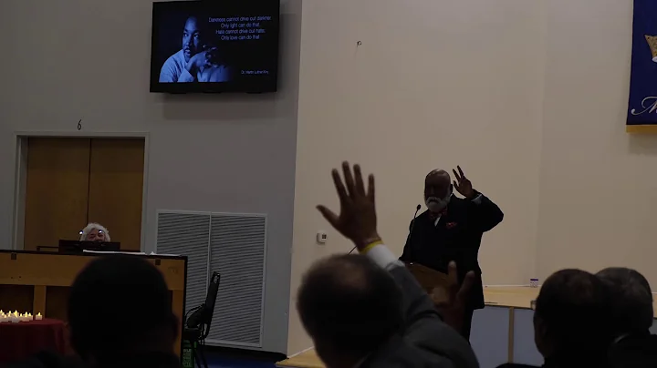 Dr. James G. Wingate Gives MLK Jr Day Speech Part 1