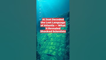 AI Just Decoded the Lost Language of Atlantis —What It Revealed Shocked Scientists #history #mystery