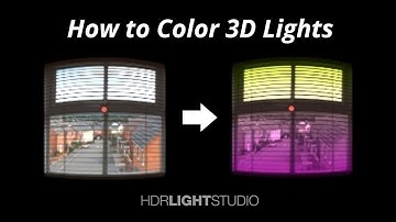 How to Color Lights on a HDRI Map