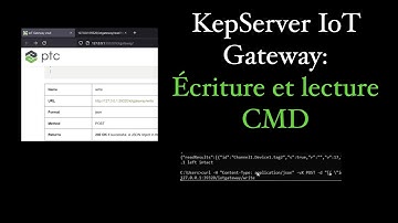 KepServer IoT Gateway - Lecture/Écriture de l