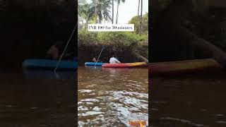 Kayaking in Goa | Cola Beach | South Goa | Cheapest water sports in Goa,kayaking #shorts #ytshots