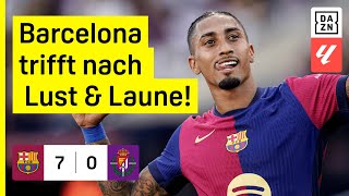 Thumbnail for Raphinha, Olmo & Co liefern Zaubershow: Barcelona - Valladolid | LaLiga | DAZN Highlights