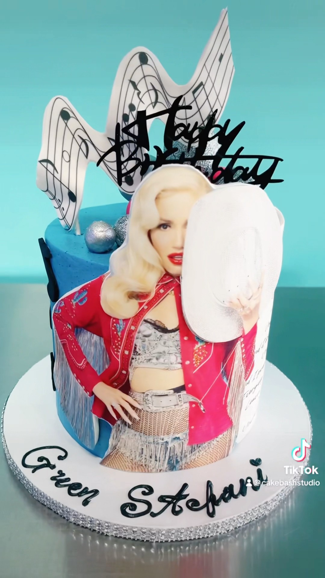 CHECK OUT GWEN STEFANI’S BIRTHDAY CAKE! #cake #cakedecorating #decoration #cakedesign #themedcake