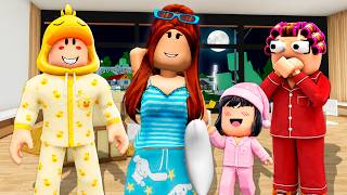We had a COLOR SLEEPOVER in Brookhaven Roblox!!