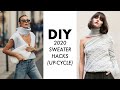 DIY: 2020 Sweater HACKS! (Up-Cycle) -By Orly Shani