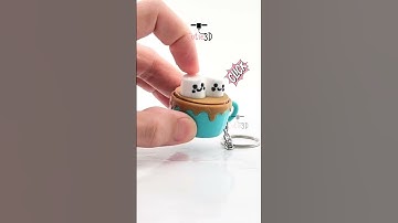 ☕ Cutie3D Twisty Keycap Fidget Clicker Chocolate Marshmallow Cup #shorts #3dprinting #clicker