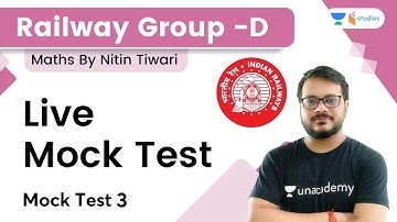 Live Mock Test 3 | For Railway Group-D | By Nitin Tiwari | wifistudy studios
