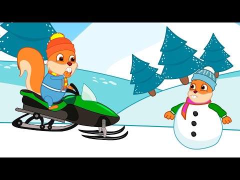 Bridie Squirrel - Transformou-se em um boneco de neve Animé Desenho Infantil em Português Brasil