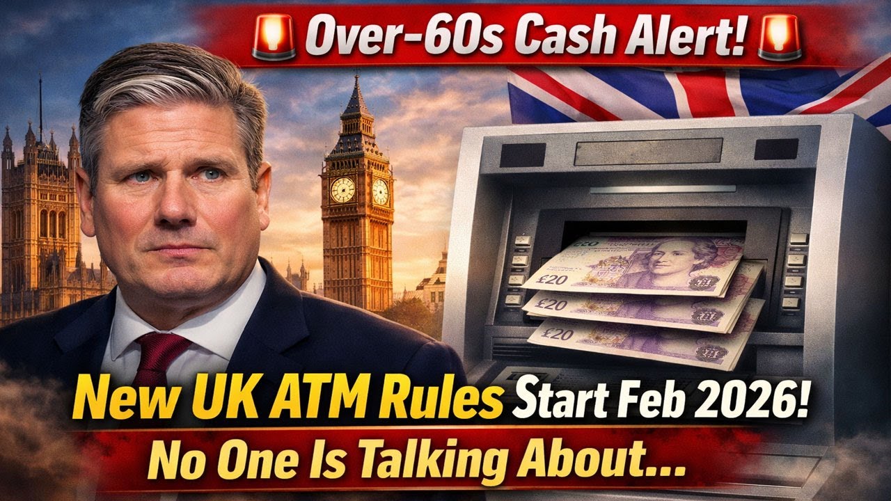 Over-60s Cash Alert: New UK ATM Rules Begin Feb 2026 | What’s Really Changing