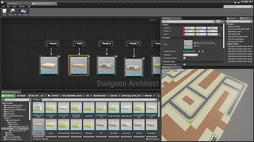 Dungeon Architect: City Builder walk through [UE4]
