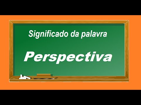 Significado da palavra Perspectiva