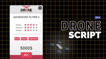 [ESX] | ESX Drone Script – Buy, Customize & Fly Drones | FiveM Script
