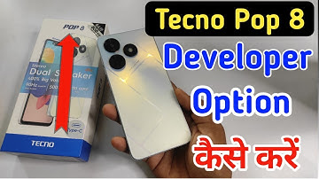 Tecno pop 8 developer option/Tecno pop 8 me developer mode kaise enable kare/
