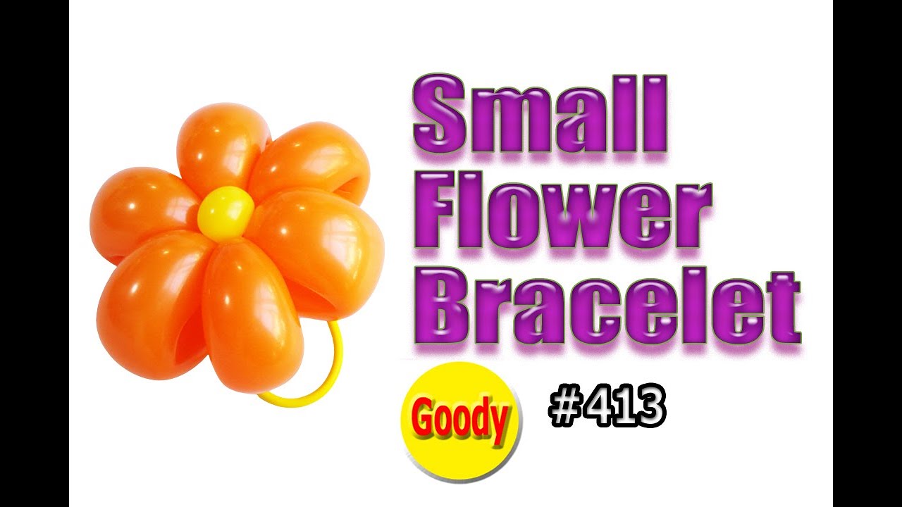 バルーンアート Flower 花の作り方 女の子に人気アイテム How To Make Flower Bracelet 花の腕輪の 作り方 かねさんのバルーンアート Youtube