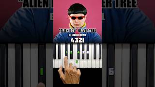 Oliver Tree's Alien Boy (beginner level) 🎹 Piano tutorial