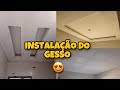 INSTALAÇÃO DO FORRO DE GESSO DO ANDAR SUPERIOR 🤩 ESTÁ FICANDO LINDO❤️ Diário da reforma 4