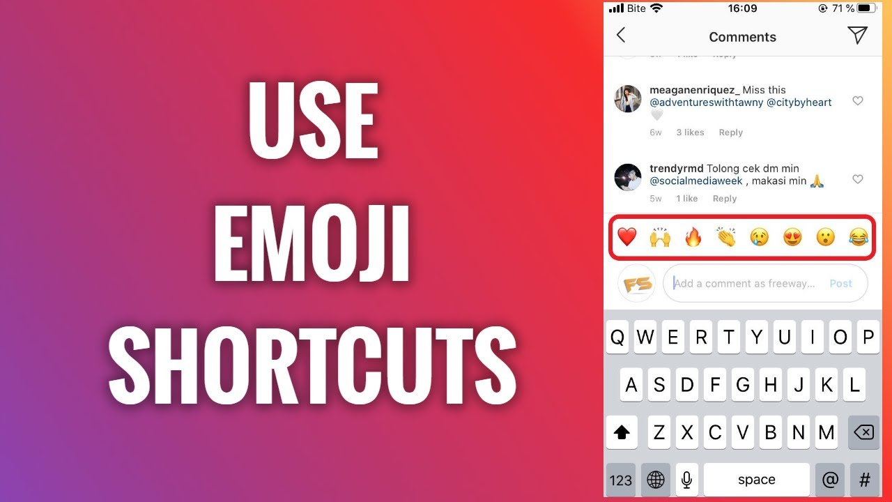 Instagram Emoji Shortcuts (Add Emojis In Comments Faster) YouTube
