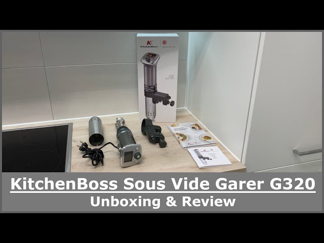 UNBOXING & TESTING KitchenBoss Sous Vide G320 cooker & Vacuum