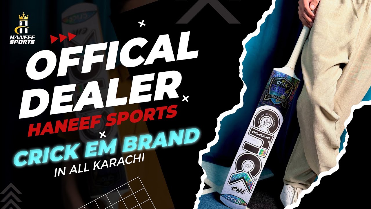 HANEEF SPORTS IS NOW OFFICIAL DEALERS OF CRICK EM BRAND🔥| PREMIUM EDITION LAUNCHED 🤩 