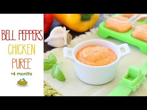 bell-pepper-chicken-puree---baby-food-recipe-+6m