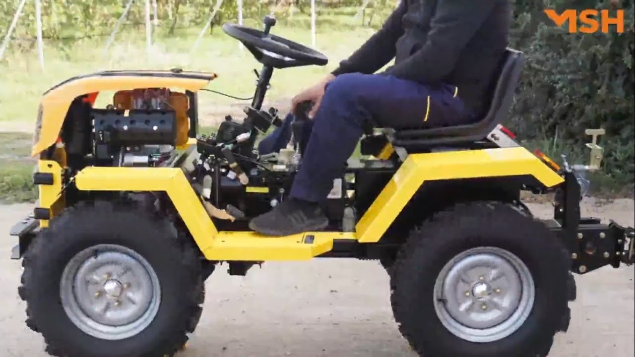 BAYİDEN SIFIR MSH BEYGİR 15 HP DİZEL RÖTOVATÖR HEDİYELİ 4X4 2 İLERİ 1 GERİ VİTESLİ MİNİ TRAKTÖR