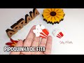 Aplique Para Laço Junino / Laço São João - Pipoquinha de Fita / Fácil e Rápida by Gaby Mendes