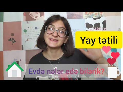 Video: Axşam tətillərini tək edə bilərsiniz?