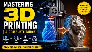 Mastering 3D Printing: A Complete Guide to Modern Creative Craftsmanship & Design #3dprinting