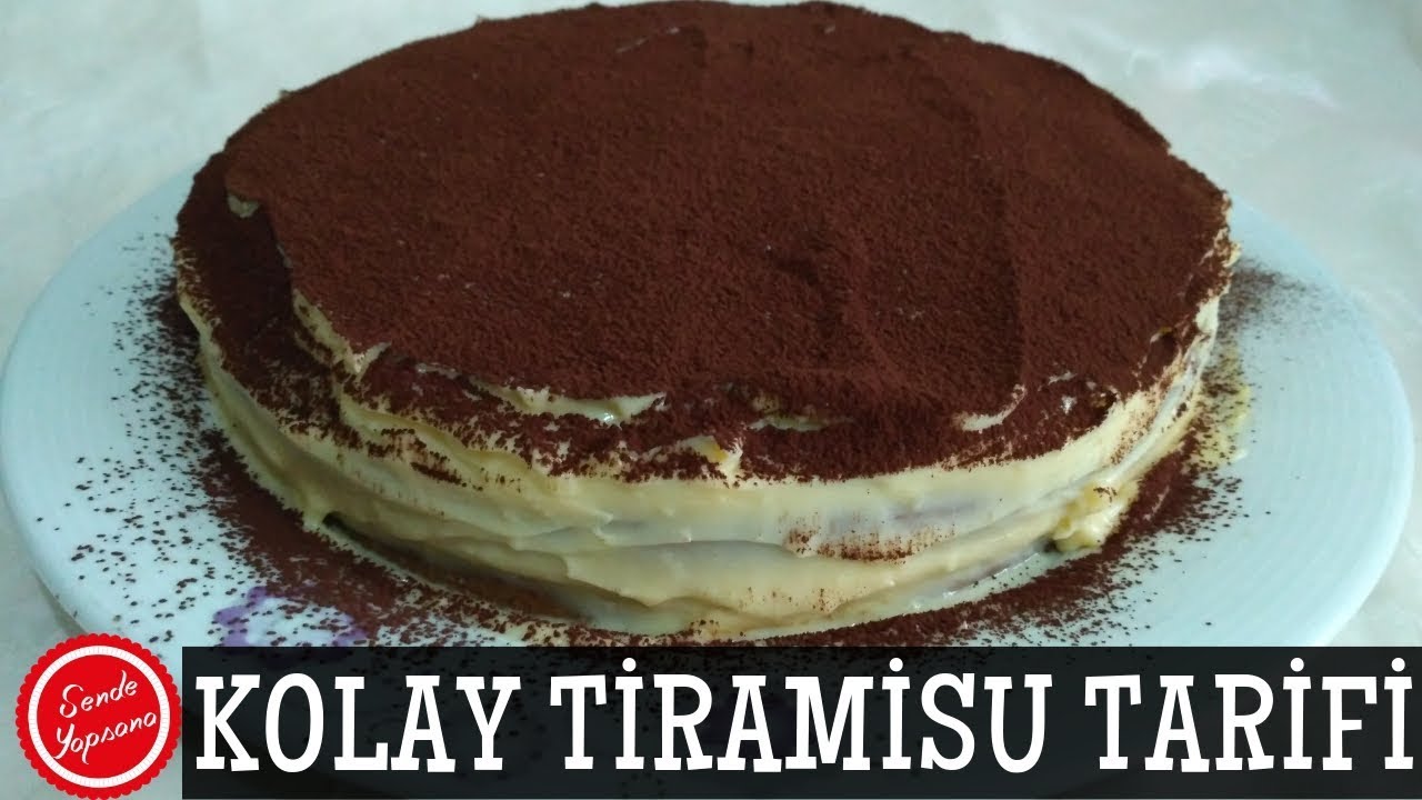 Kolay Tiramisu TarifiPasta Tarifleri YouTube