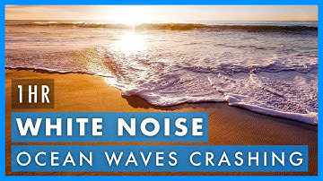 Ocean Waves Crashing - Relaxing Sounds - Calming Relaxation Music for Sleeping - 1 hour