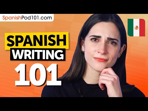 Learn to Write Spanish from Scratch