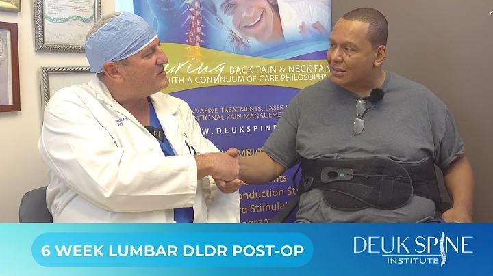 Patient with Spinal Fusion checks in with Dr. Deuk...
