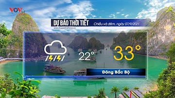 Dự báo thời tiết chiều và đêm 7/9/2021 | 3 miền mưa dông rải rác