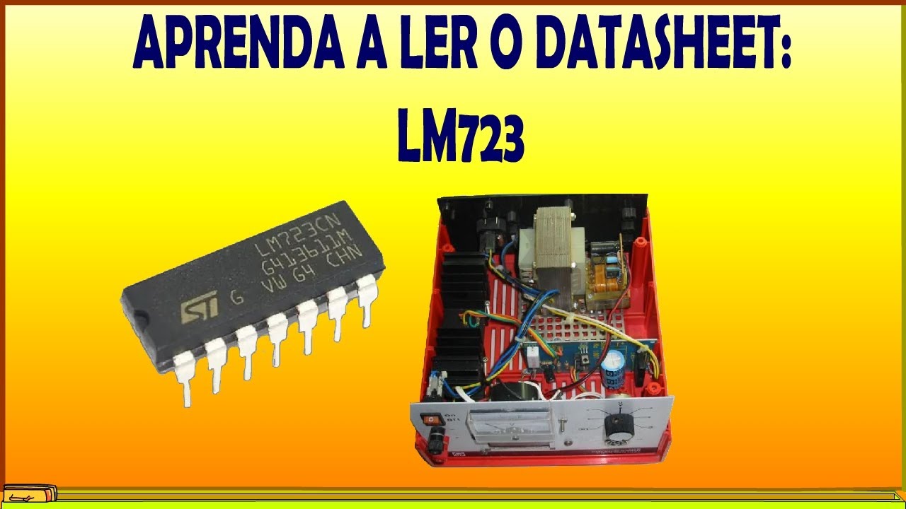REGULADOR DE TENSÃO LM723 controle com AMPOP