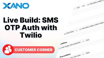 Live Build: OTP SMS Authentication with Twilio | Customer Corner