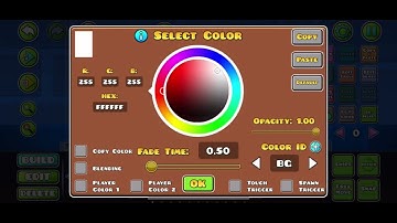 How to change Background color on Geometry Dash [2.2]
