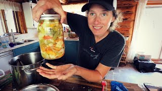 August Frost and GIANT Harvest | Canning Jardinière the BEST Pickle!