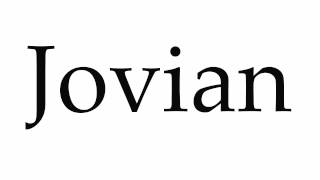 How to Pronounce Jovian