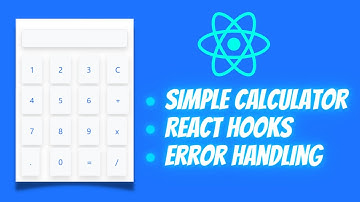 Build a Calculator App using useState Hook in React JS | React JS Projects For Beginners
