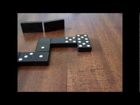 how to play double six dominoes with two players