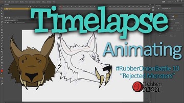 Timelapse Animating #RubberOnionBattle 10 "Rejected Monsters"