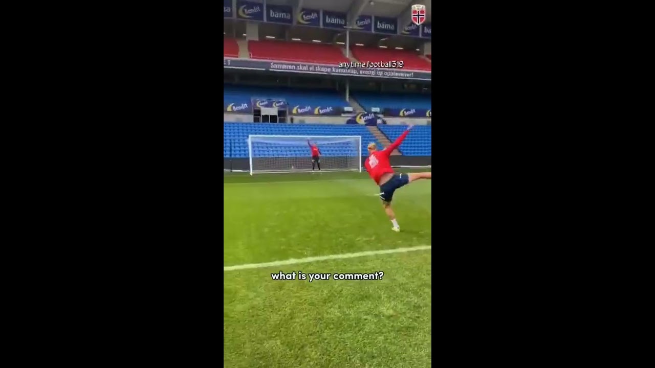 Haaland Shot Like A Bullet INSANE Shorts Football Erling