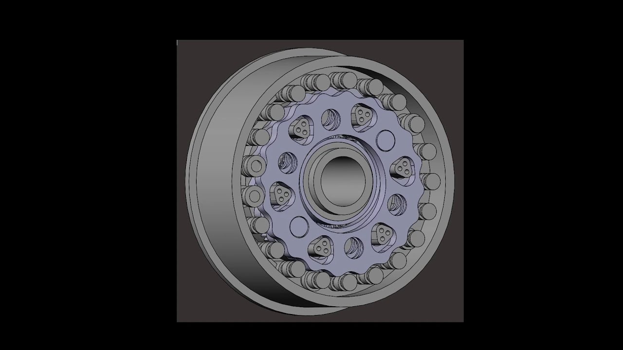 3D-Printed Hollow Shaft Cycloidal 1 - Motion Test