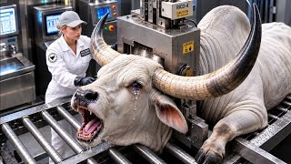 Inside the White Brahman Bull Horn Factory | How Luxury Leather Ties & Accessories Are Made