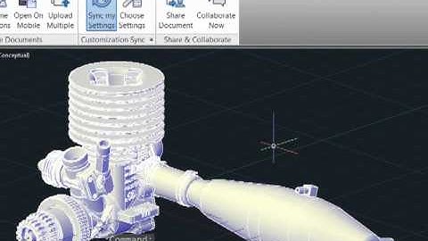Autodesk 360: Ribbon Interface
