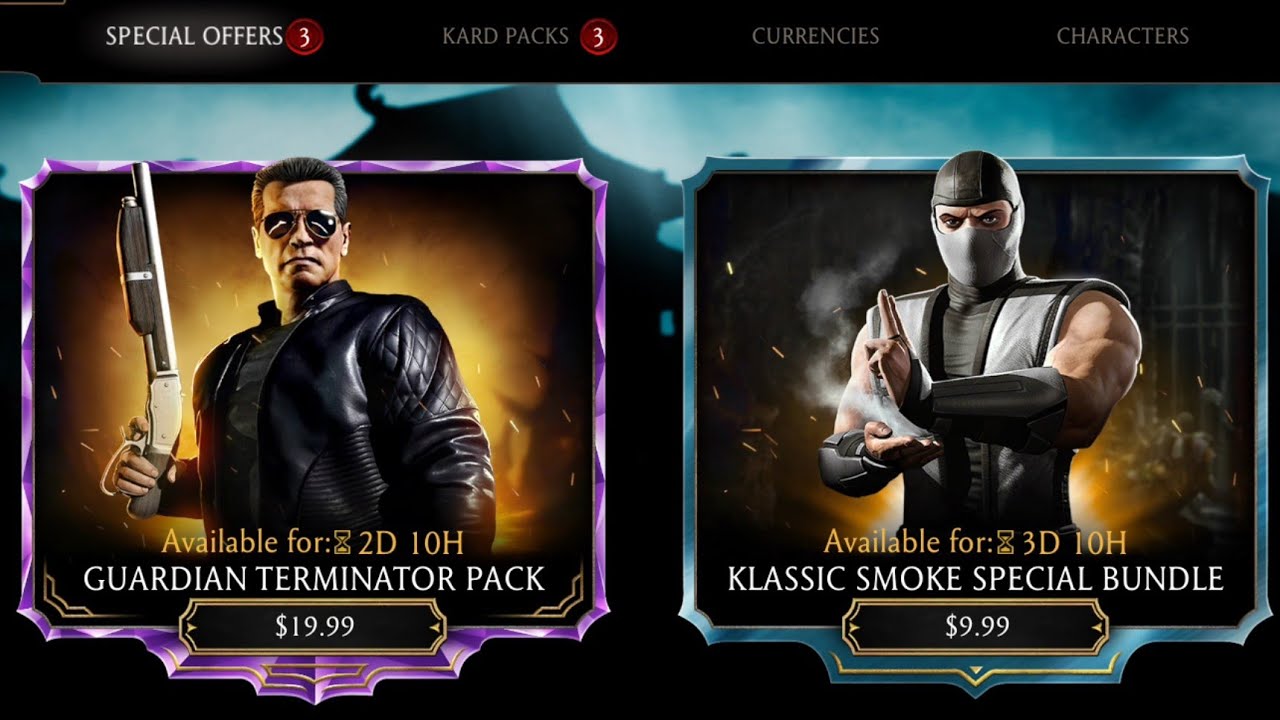 Diamond Guardian Terminator 3X Pack Opening - MK Mobile | Stryder Force