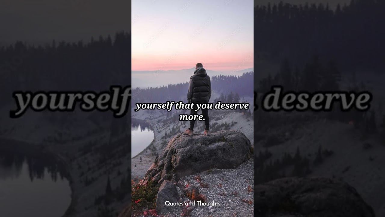 You Deserve More | Motivational Quotes Video | Inspirational Quotes 
