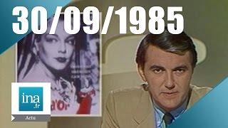 20h Antenne 2 du 30 septembre 1985  Mort de Simone Signoret | Archive INA